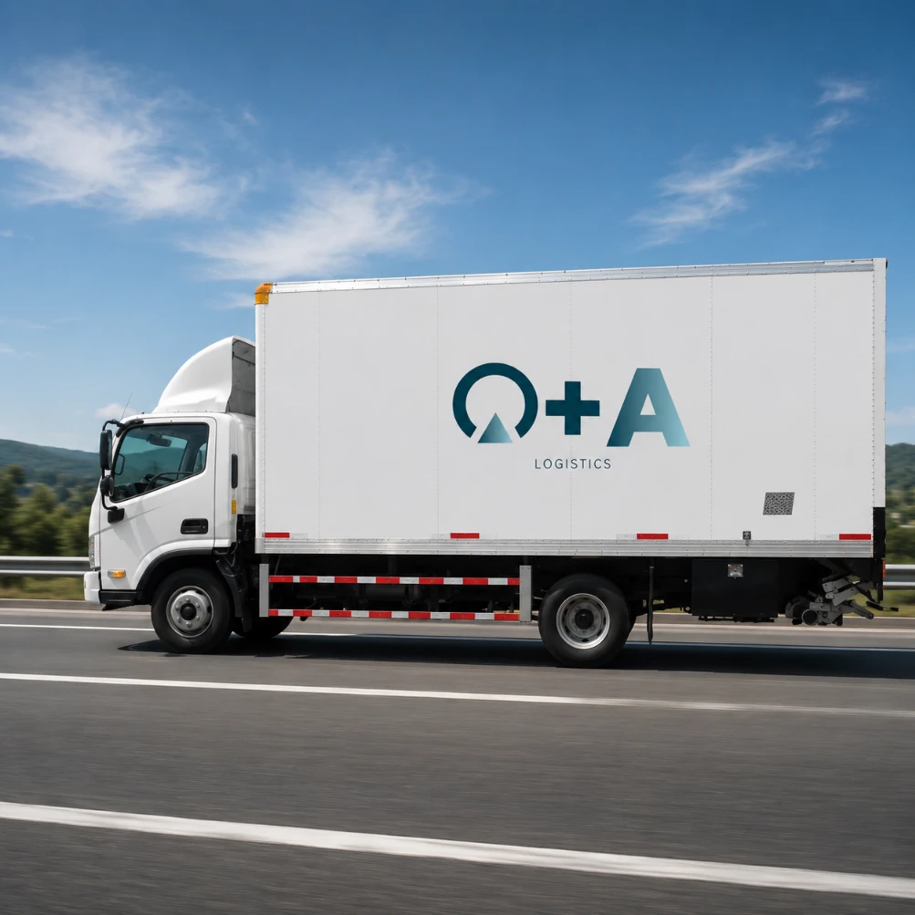 Camión Foton Aumark S6 de O+A Logistics circulando por carretera en México